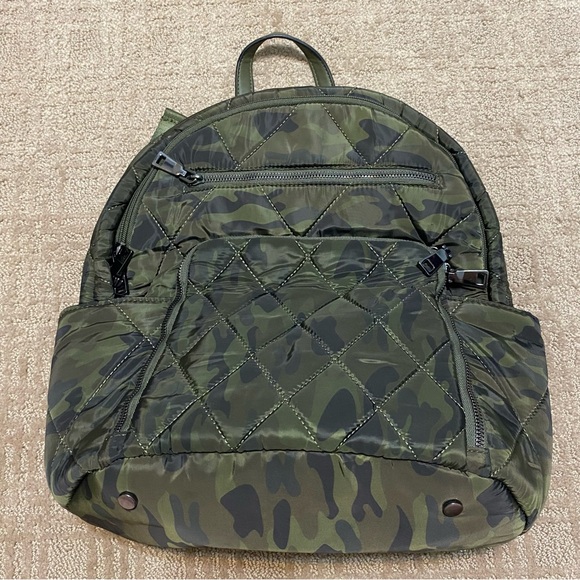 INC International Concepts Handbags - {INC International Concepts} Camo Quilted Nylon Backpack
